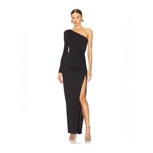 Elegant Black One Shoulder Dress
